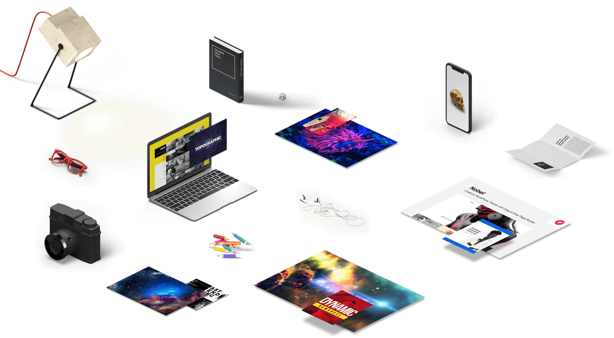 Various Envato Elements assets